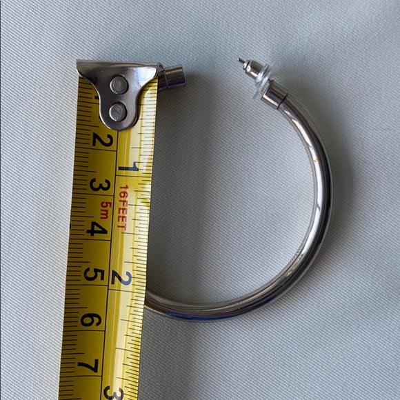 2 1/4” Sterling Silver Earrings - Picture 3 of 4